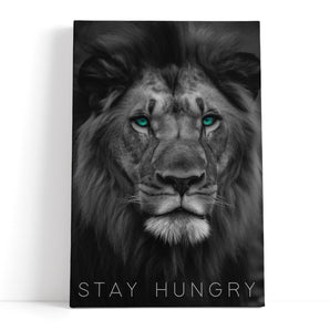 Leinwandbild - Stay Hungry - Lion