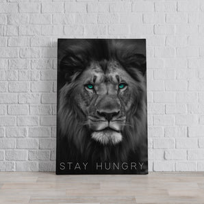 Leinwandbild - Stay Hungry - Lion