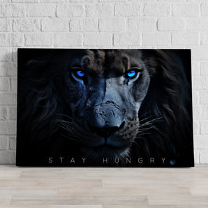 Leinwandbild - Stay Hungry - Cold Lion