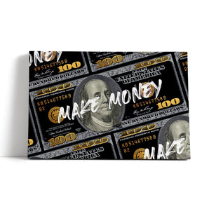 Leinwandbild - Make Money
