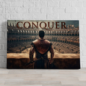 Leinwandbild - Conquer