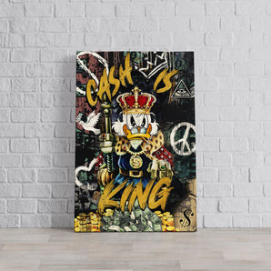 Leinwandbild - Cash is King