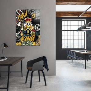 Glasbild - Cash is King