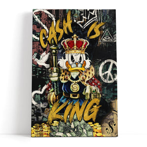 Leinwandbild - Cash is King