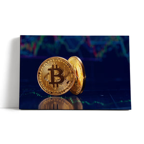 Leinwandbild - Bitcoin BTC