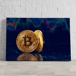 Leinwandbild - Bitcoin BTC