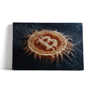 Leinwandbild - Bitcoin BTC