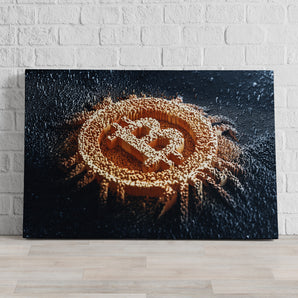 Leinwandbild - Bitcoin BTC