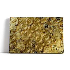 Leinwandbild - Bitcoins BTC Coin