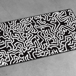 XXL Gaming-Mousepad - Pop Art - Keith Scribble Menschen I