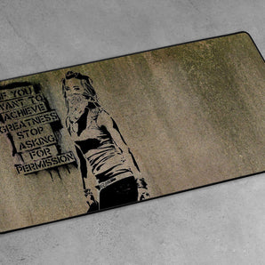 XXL Gaming-Mousepad - Permission Quote