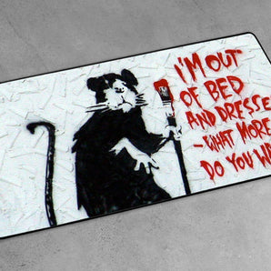 XXL Gaming-Mousepad - Do you want Ratte