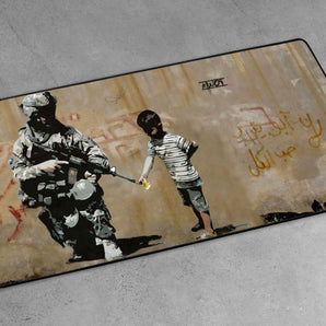 XXL Gaming-Mousepad - Kind und Soldat