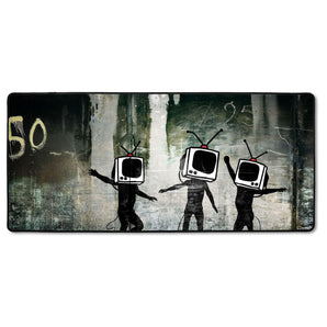 XXL Gaming-Mousepad - Drei Tanzende PC Menschen