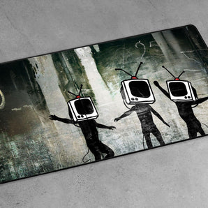 XXL Gaming-Mousepad - Drei Tanzende PC Menschen