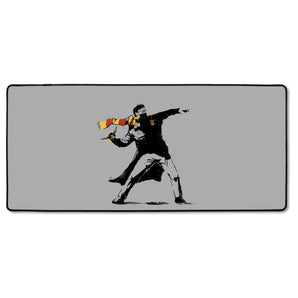 XXL Gaming-Mousepad - Mann mit Fane