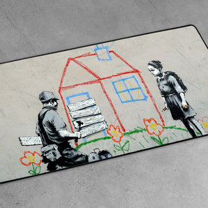 XXL Gaming-Mousepad - Haus auf dem Berg