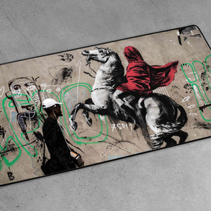 XXL Gaming-Mousepad - Reiter auf dem Pferd