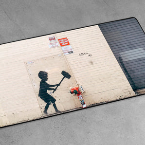 XXL Gaming-Mousepad - Kind mit Hammer