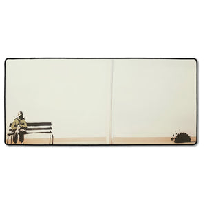 XXL Gaming-Mousepad - Mann auf Parkbank