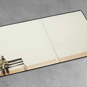 XXL Gaming-Mousepad - Mann auf Parkbank