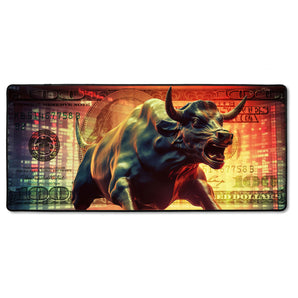 XXL Gaming-Mousepad - Stock market bull