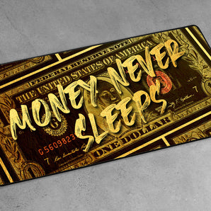 XXL Gaming-Mousepad - Money never sleeps