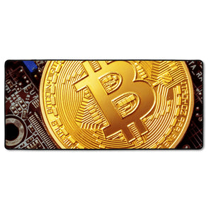 XXL Gaming-Mousepad - Bitcoin BTC auf Platine