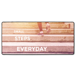 XXL Gaming-Mousepad - Small Steps Motivaton