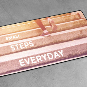 XXL Gaming-Mousepad - Small Steps Motivaton