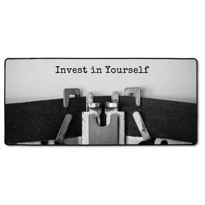 XXL Gaming-Mousepad - Invest in yourself Motivaton