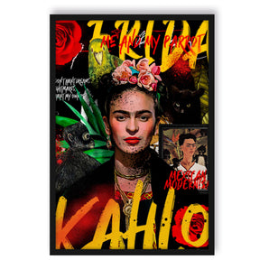 Poster im Rahmen - Pop Art - Frida