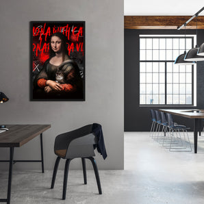 Poster im Rahmen - Pop Art - Mona Lisa