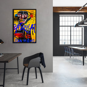 Poster im Rahmen - Pop Art - Jean Abstrakter Mensch