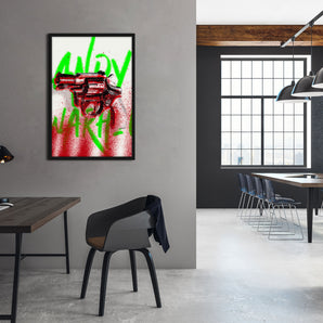 Poster im Rahmen - Pop Art - Andy Waffe