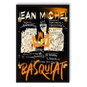 Poster im Rahmen - Pop Art - Jean Scribble III