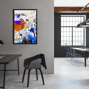 Poster im Rahmen - Pop Art - Keith Scribble Mona I