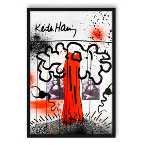 Poster im Rahmen - Pop Art - Keith Scribble Mona II