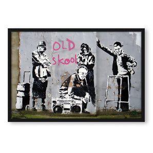 Poster im Rahmen - Old Skool
