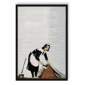 Poster im Rahmen - Putz Frau 2.0