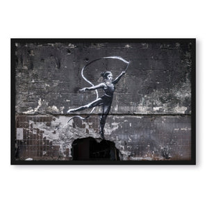 Poster im Rahmen - Tanzende Frau