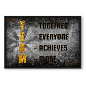 Poster im Rahmen - TEAM - Motivation