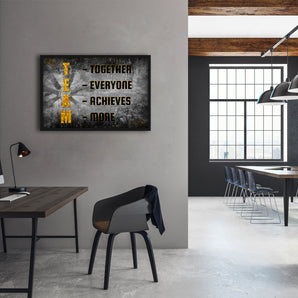 Poster im Rahmen - TEAM - Motivation