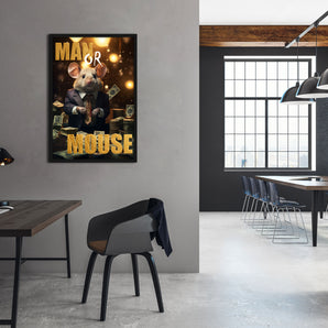Poster im Rahmen - Man or Mouse