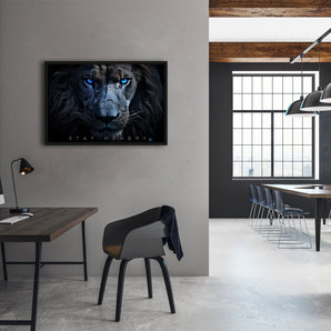 Poster im Rahmen - Stay Hungry - Cold Lion