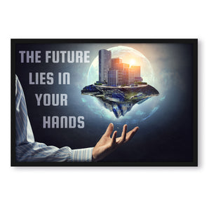 Poster im Rahmen - The future (Motivaion)