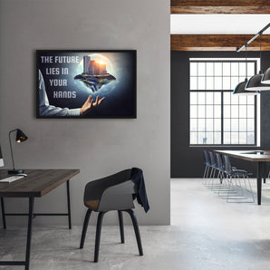 Poster im Rahmen - The future (Motivaion)