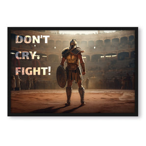 Poster im Rahmen - Fight!