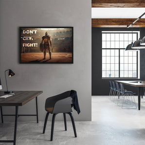 Poster im Rahmen - Fight!